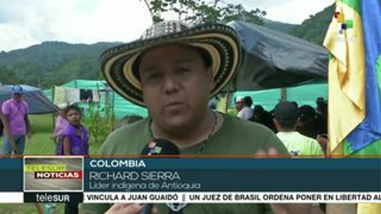 Colombia: campesinos e indígenas se agrupan en gran minga nacional