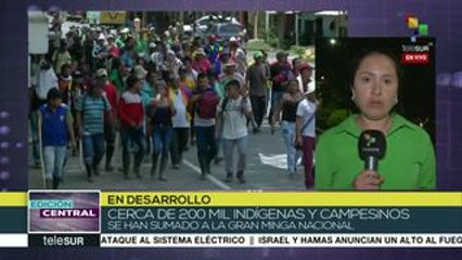 Colombia: cerca de 200 mil indígenas se suman a la gran minga nacional