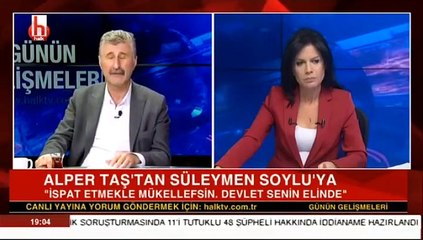 Alper Taş'tan Süleyman Soylu'ya çok sert yanıt!