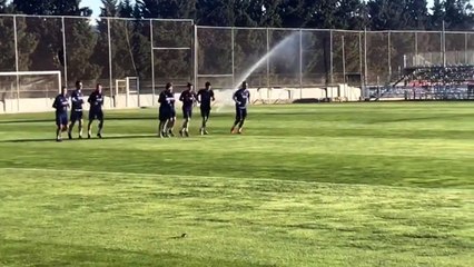 Entrenamiento del Real Zaragoza tras Volver de Mallorca