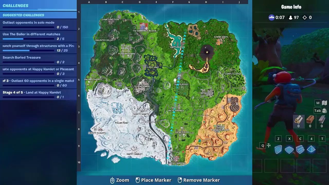 Outlast 60 opponents in a single match is not working - Fortnite Week 4 Season 8