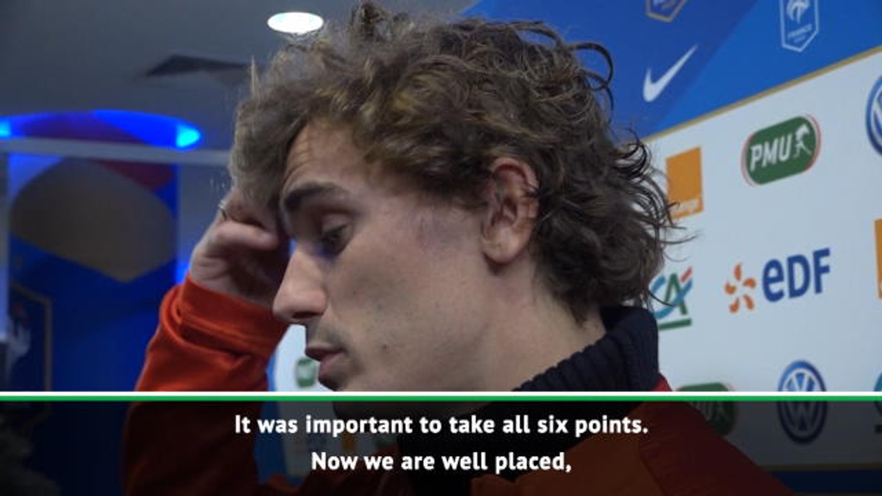 Griezmann happy with France's perfect start to Euro 2020 qualifiers