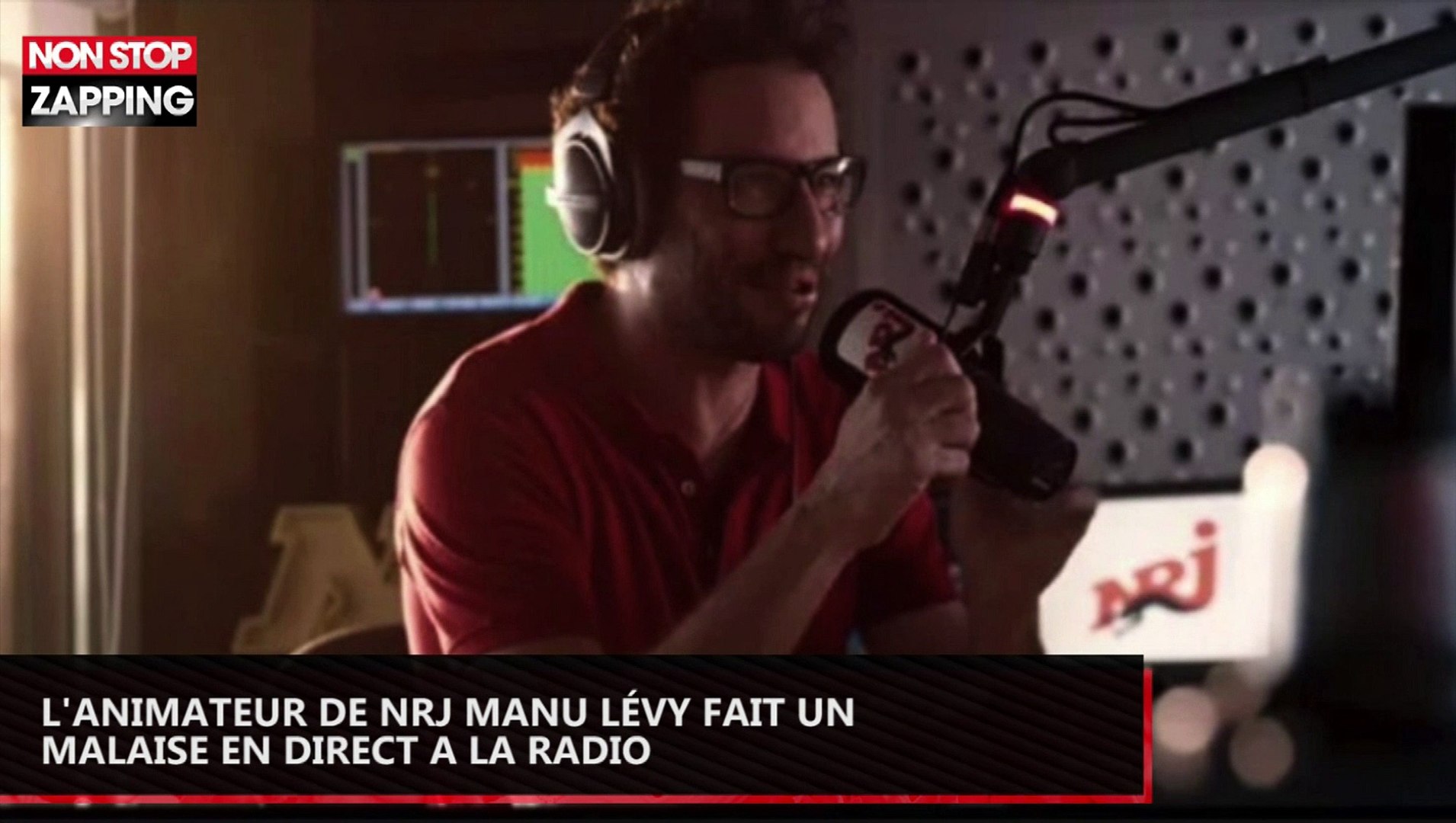 L'animateur de NRJ Manu Lévy fait un malaise en direct à la radio (vidéo) -  Vidéo Dailymotion