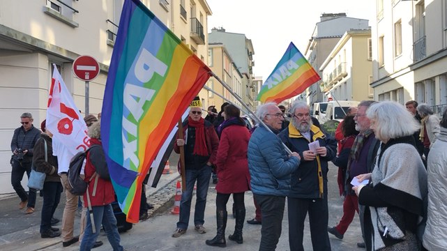 Rassemblement de soutien à Geneviève Legay