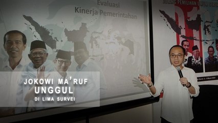 Jokowi-Ma'ruf Unggul di Lima Survei