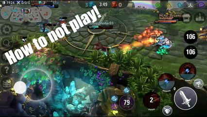Vainglory 3v3 - Poor Middle Sentinel
