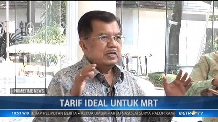 JK: Rp.8.500 - Rp10.000 Jalan Tengah Tarif MRT