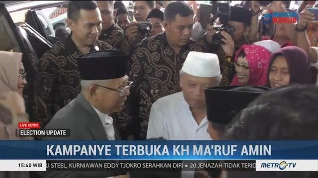 Kampanye di Purworejo, Ma'ruf Ingatkan Masyarakat Tidak Golput