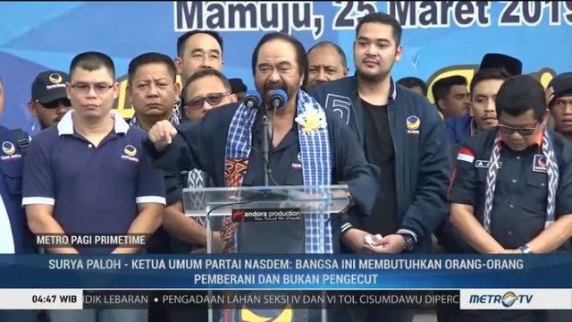 Kampanye Terbuka Partai NasDem di Mamuju
