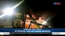 Kapal Milik Pelni Terbakar di Pelabuhan Tanjung Emas