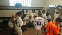 U15 A chant après la victoire à Mours 0-1