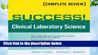About For Books  SUCCESS! in Clinical Laboratory Science  For Kindle