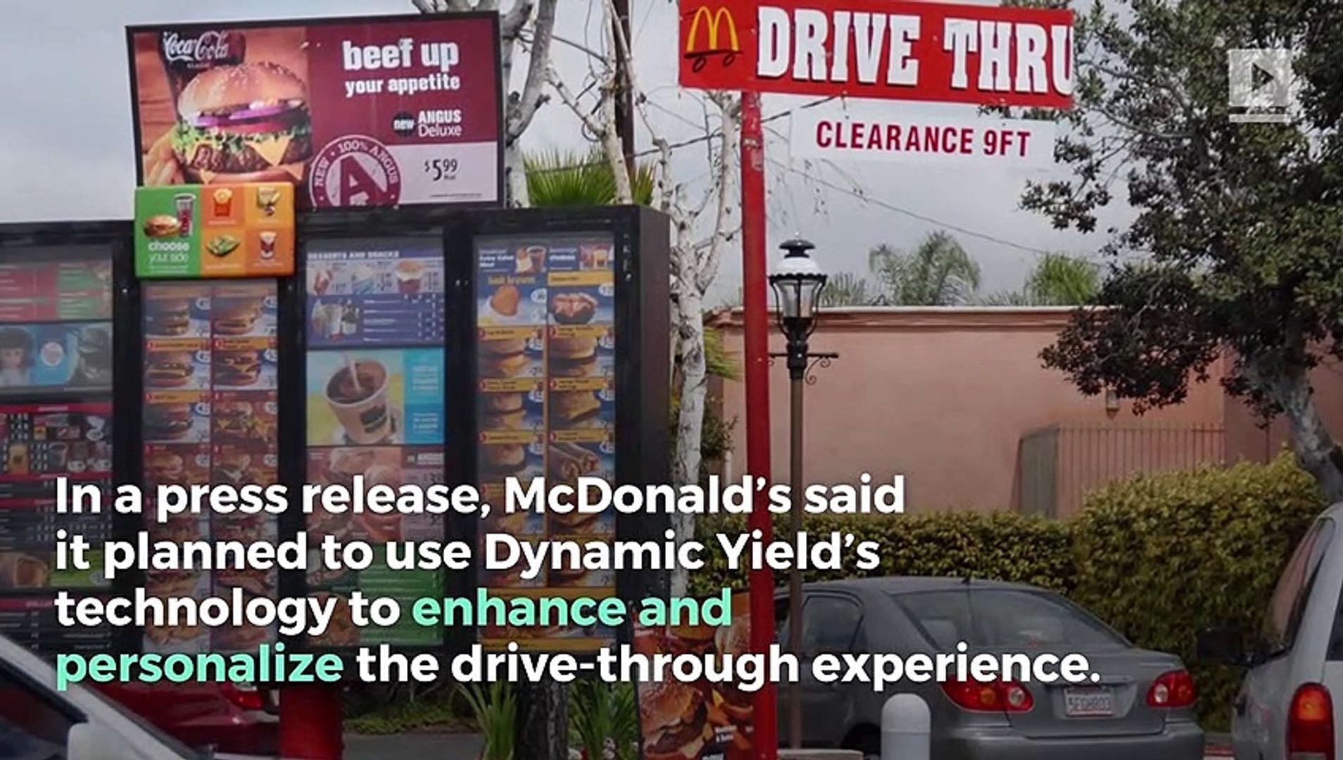 McDonald's to Customize Drive-Through Windows With Artificial Intelligence
