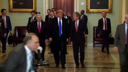 Trump says 'witch hunt should never happen again'