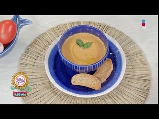 Cocina Vegana: ¡deliciosa sopa de tomate y albahaca!  | Sale el Sol