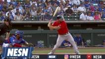 Sam Travis Hits Line Drive Grand Slam In Spring Training Finale vs. Cubs