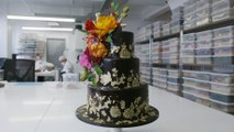 This Black Wedding Cake Is Unlike Anything You've Ever Seen