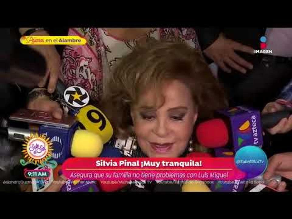 Silvia Pinal asegura que su familia no está peleada con Luis Miguel | Sale el Sol
