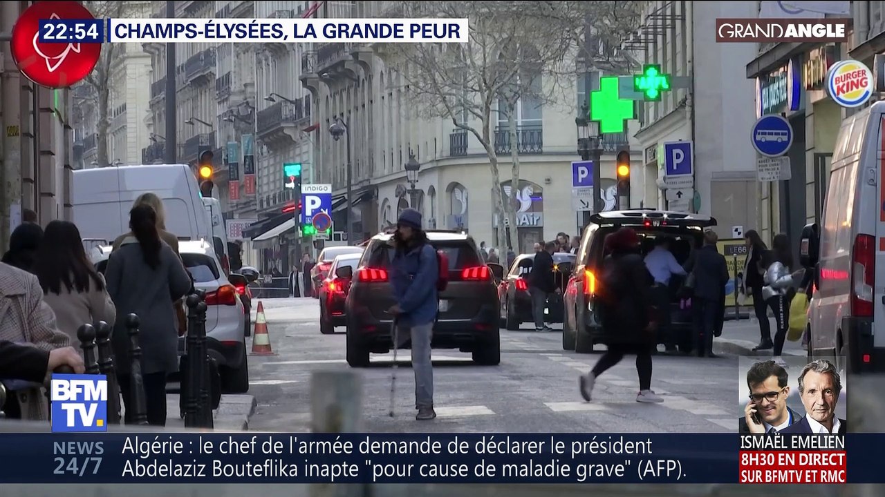 Champs-Élysées, la grande peur