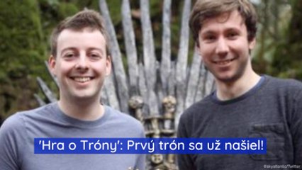 'Hra o Tróny': Prvý trón sa už našiel!