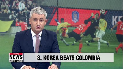 Goals from Son Heung-min and Lee Jae-sung help S. Korea to 2-1 win against Colombia