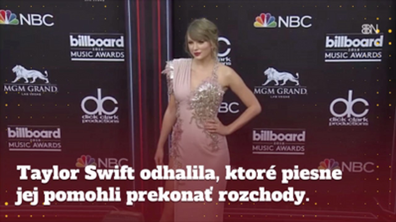 Taylor Swift odhalila, ktoré piesne jej pomohli prekonať rozchody