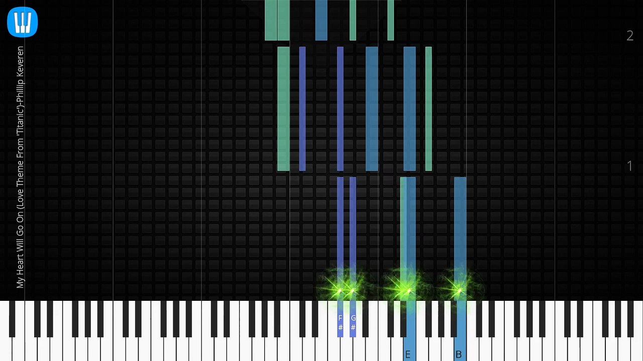  [Piano Solo]My Heart Will Go On (Love Theme From 'Titanic')-Synthesia Piano Tutorial