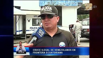 Venezolanos cruzan ilegalmente por frontera ecuatoriana
