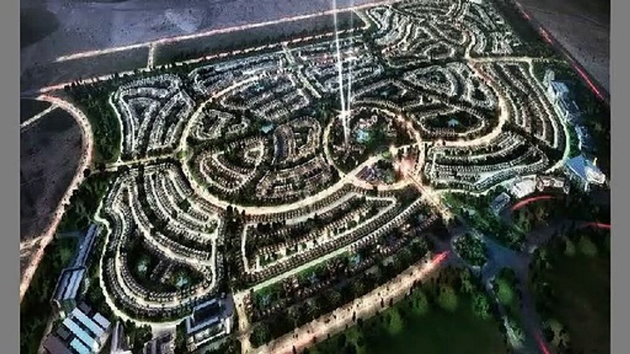 Villa Twin House for Sale in La Vista City New Capital Landscape View