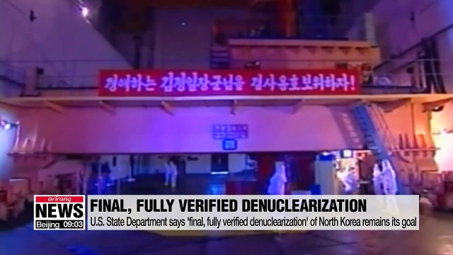 U.S. State Department highlights sanctions and pressure will continue against N. Korea