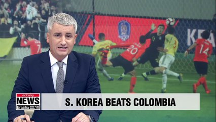 Goals from Son Heung-min and Lee Jae-sung help S. Korea to 2-1 win against Colombia