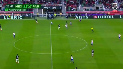 Javier Hernández Goal  - México vs Praguay 3-0