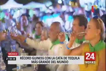 México: Jalisco rompe Récord Guinness con mayor cata de tequila