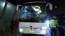 Haliç Köprüsü’nde zincirleme otobüs kazası - İSTANBUL