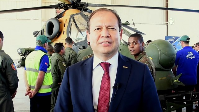 T129 Atak helikopteri Brezilya’daki ilk uçuş gösterisini yaptı - SAO PAULO