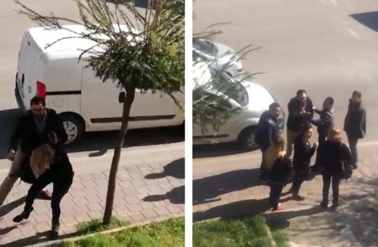 Kadın Sürücüye Biber Gazıyla Saldırdı