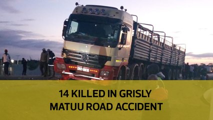 14 killed in grisly Matuu road accident