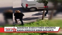 Adana’da isyan ettiren anlar! Yüzüne biber gazı sıktı