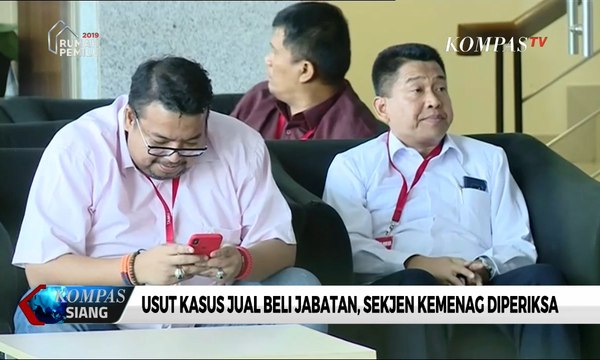 Usut Kasus Jual Beli Jabatan, KPK Periksa Sekjen Kemenag