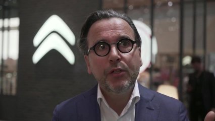 Citroen Stand with Arnaud Belloni