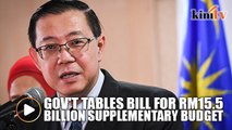 Gov't tables supplementary bill for Budget 2018