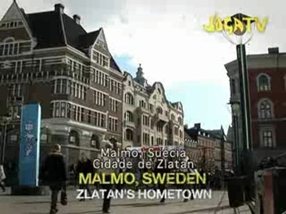 Zlatan Ibrahimovic jongle avec un chew-gum. joga bonito...