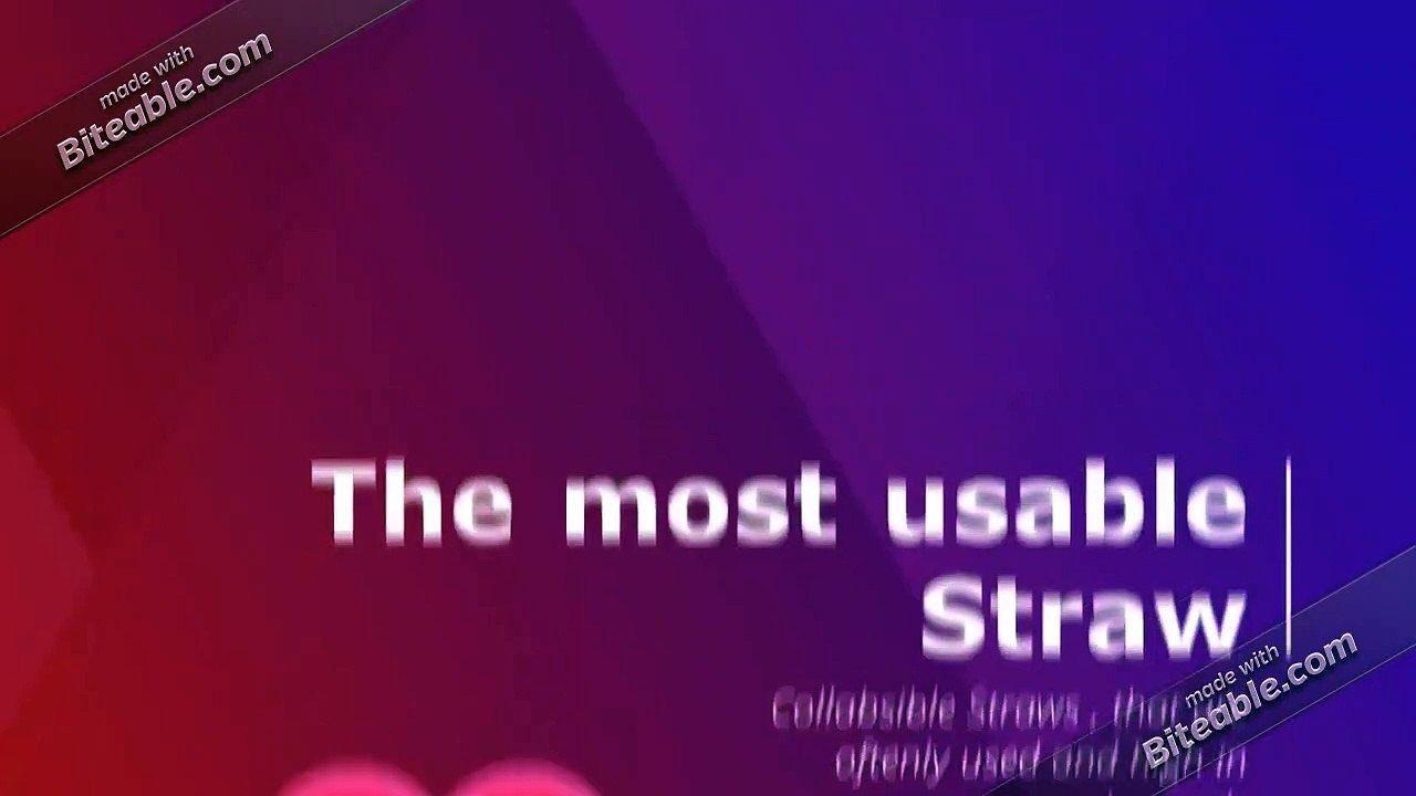 Collapsible Straw