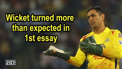 IPL 2019 | Wicket turned more than expected in 1st essay: Dhoni