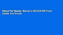 About For Books  Barron s NCLEX-RN Flash Cards  For Kindle