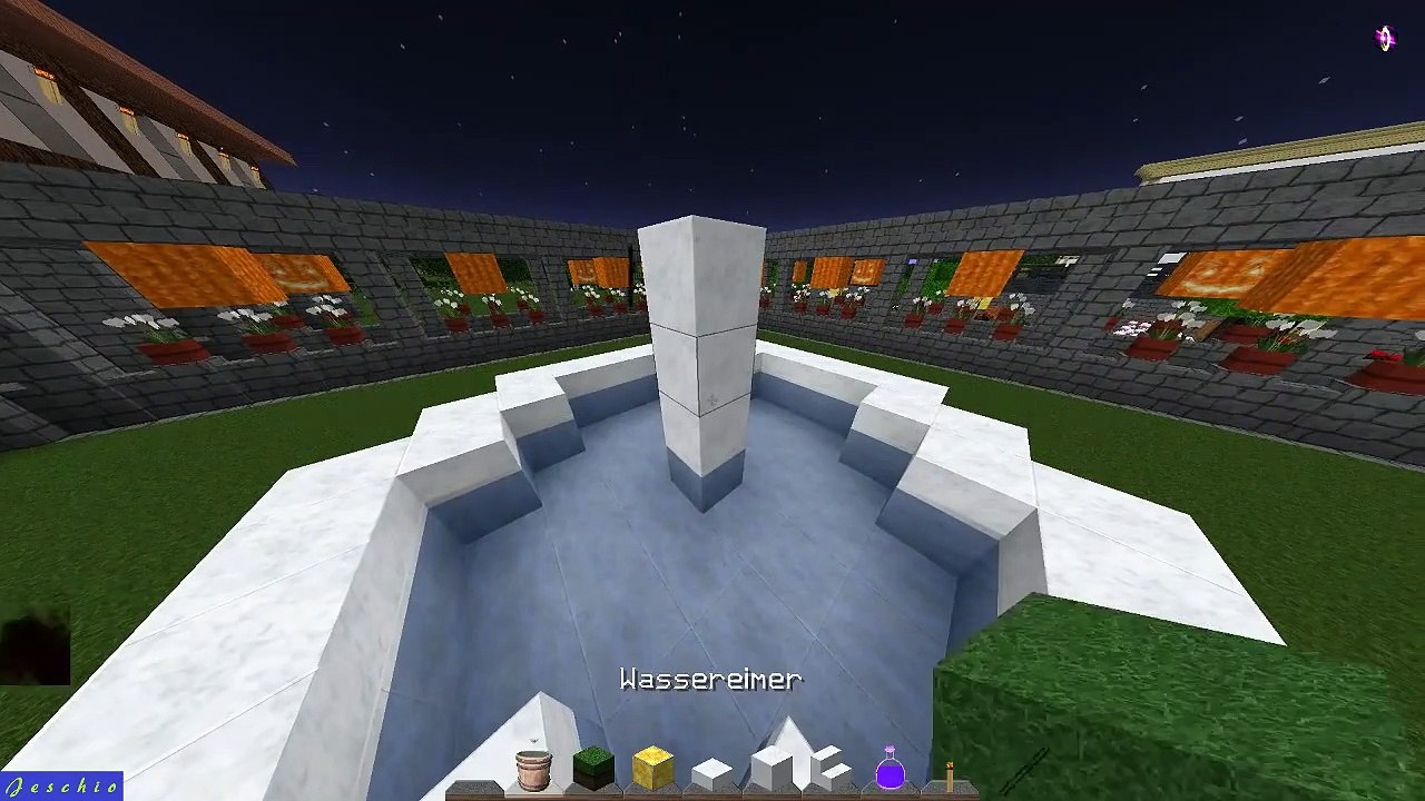 Lets Play Minecraft mit Jeschio 2.0 - Folge 005 Garten mit Brunnen 1/1