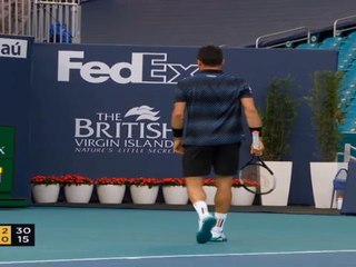 لقطة: تنس: كيريوس يخوض أفضل المباراة له منذ وقت طويل