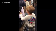 'I am a lucky mother!' Boy, 3, introduces himself to passengers on Southwest flight