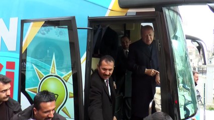 Erdoğan, mitinge katılmak üzere kente geldi - DÜZCE