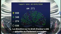 Les eurodéputés adoptent la réforme du droit d'auteur